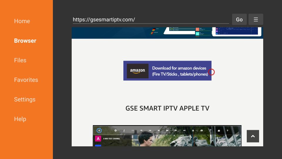 SMART IPTV GSE FOR FIRESTICK, ANDROID AND IOS