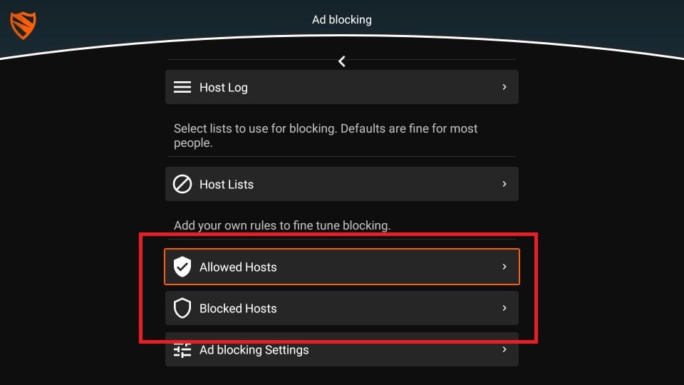 Configure o Blokada para interromper anúncios no firestick