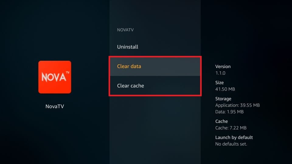 clear cache to stop buffering on firestick