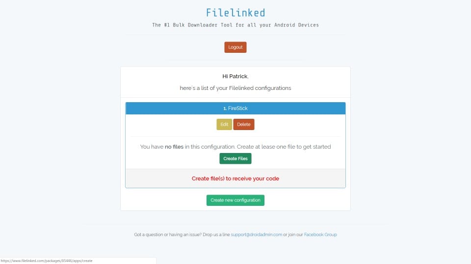 felestick التطبيق filelinked