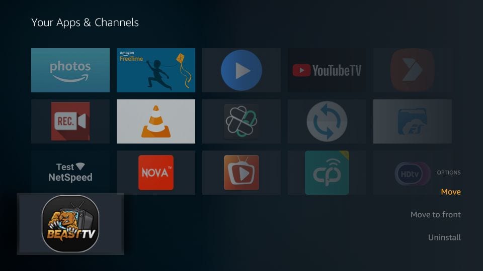 pilih ikon aplikasi tv haiwan