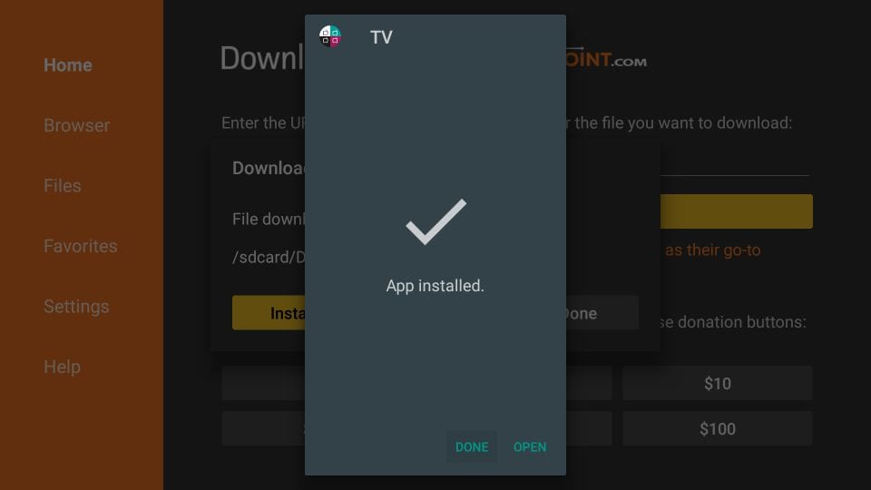 helix tv iptv برای Firestick