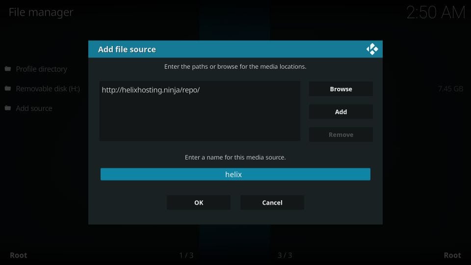 Como instalar o addon iptv helix tv no kodi