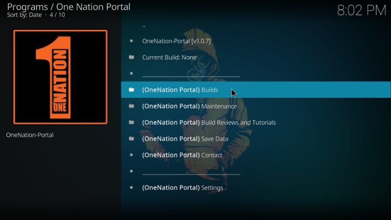 one nation portal builds