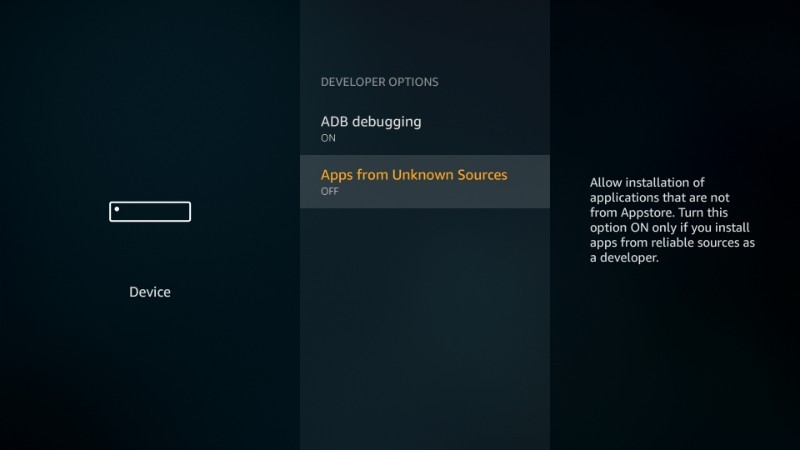 apps from unknown sources on firestick