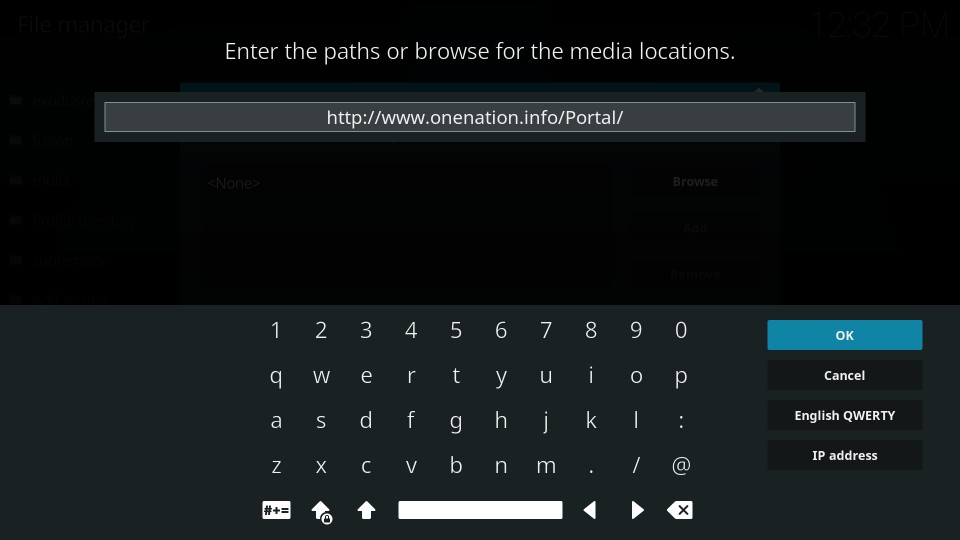 install one nation portal builds on kodi