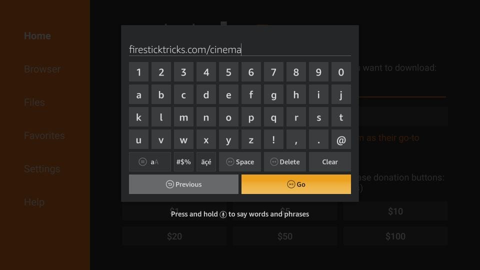 download films-app op firestick