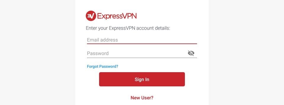 تسجيل الدخول إلى expressvpn مرة أخرى بعد إعادة تعيين firestick