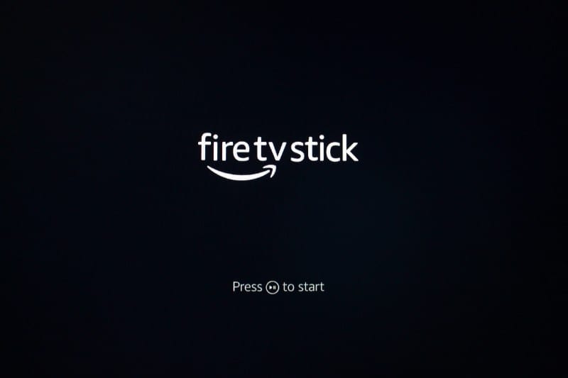 schermata iniziale di Fire TV Stick dopo le impostazioni di fabbrica